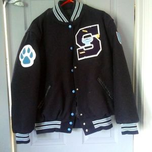 High school varsity bomer jacket school spirit